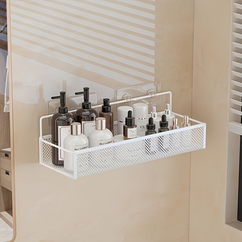 Woven Wall Basket - Rak Penyimpanan Gantung Portabel Tanpa Bor,