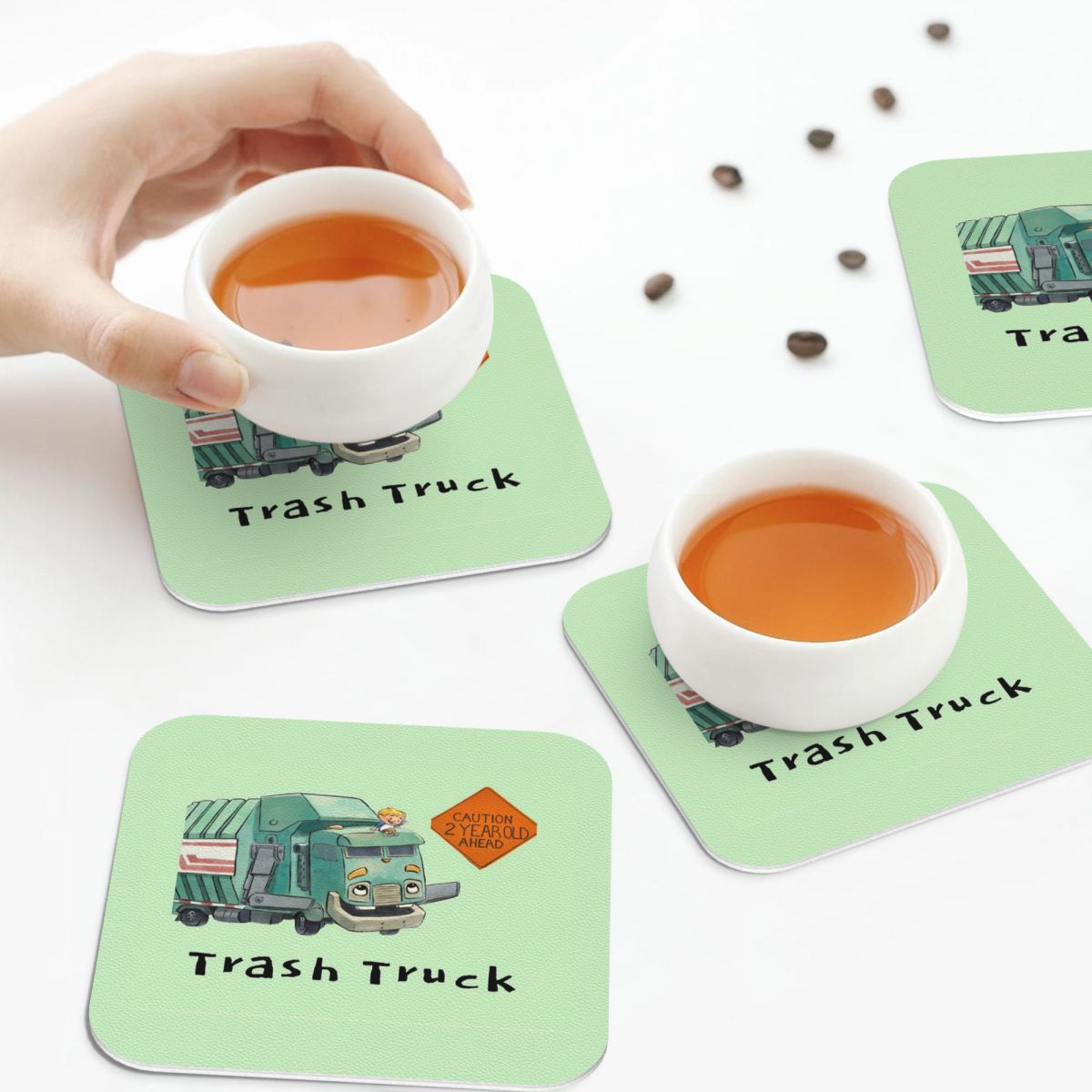 Home Decor Netflix - Alas Cangkir Kartun Truk Sampah Netflix,