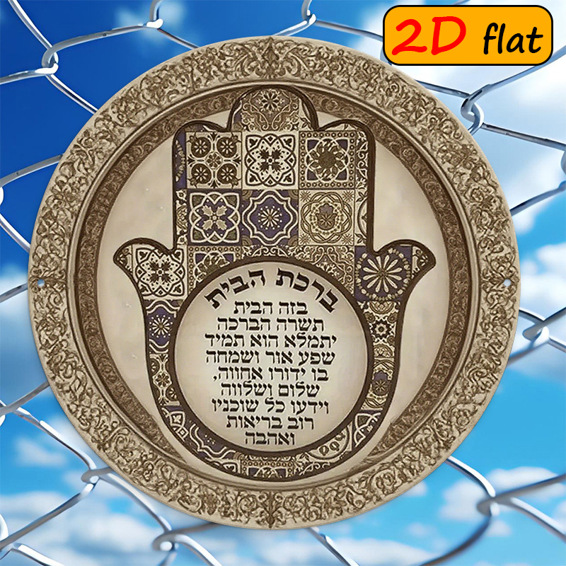 Home Decor Garden - CIFBUY Hiasan Dinding Aluminium Bentuk Tangan
