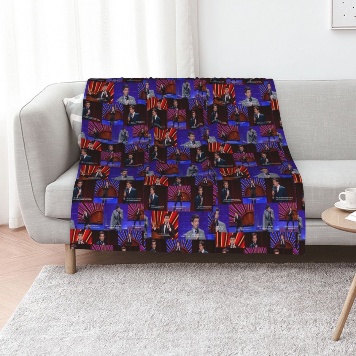 Home Decor Netflix - John Mulaney – Selimut Bertema Acara