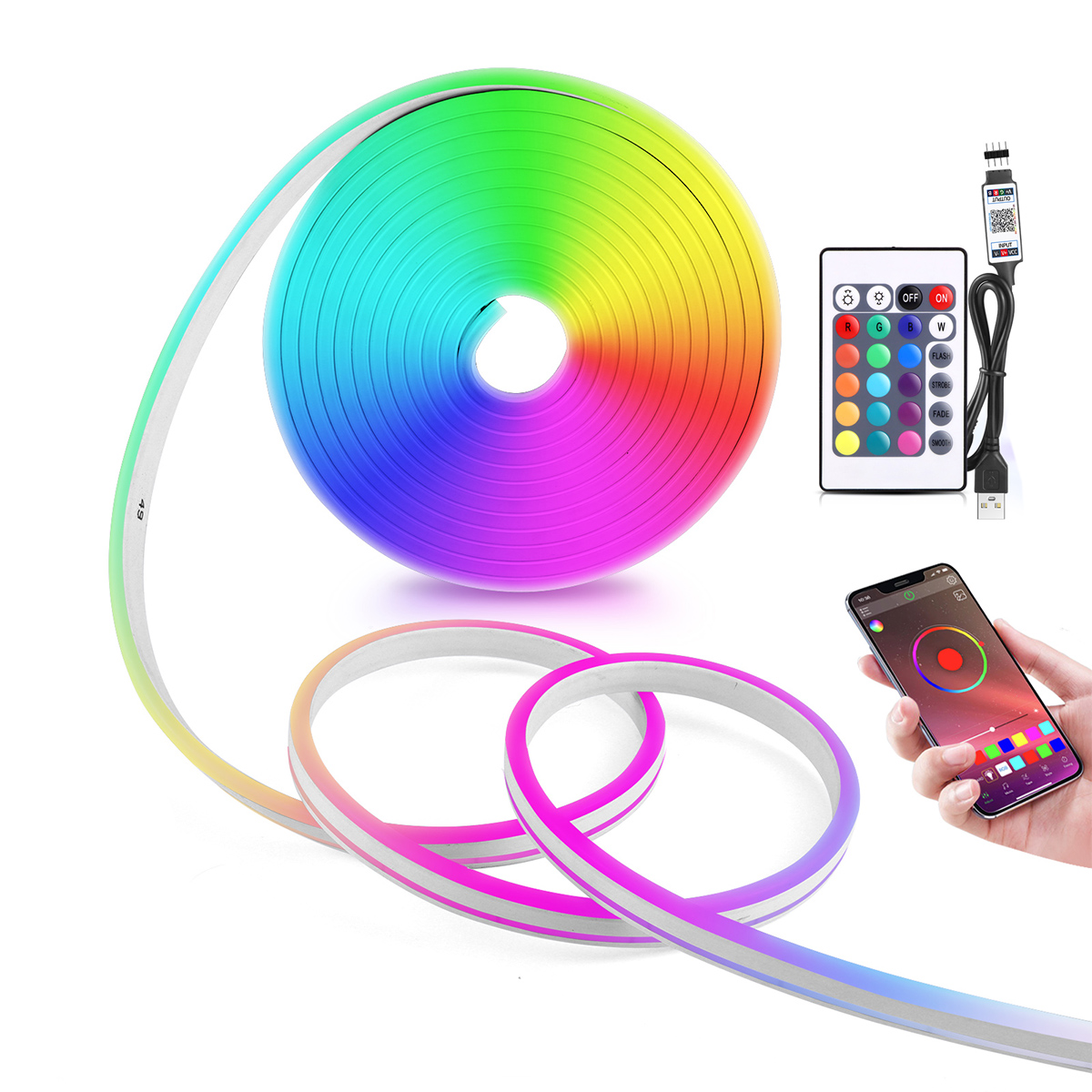 Home Decor App - Lampu Strip LED Neon USB RGB