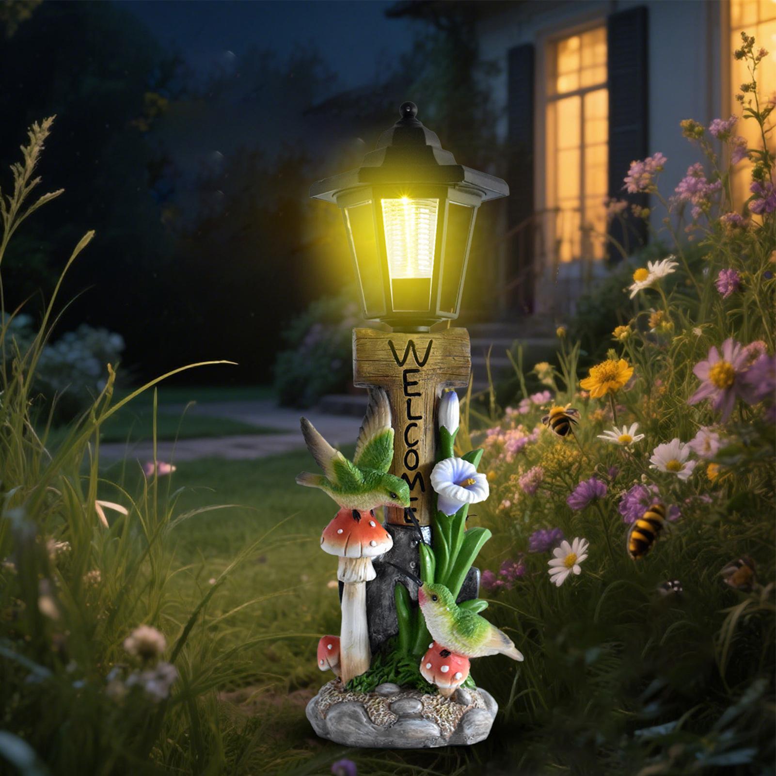 Home Decor Garden - Lampu Taman Tenaga Surya Patung Otomatis