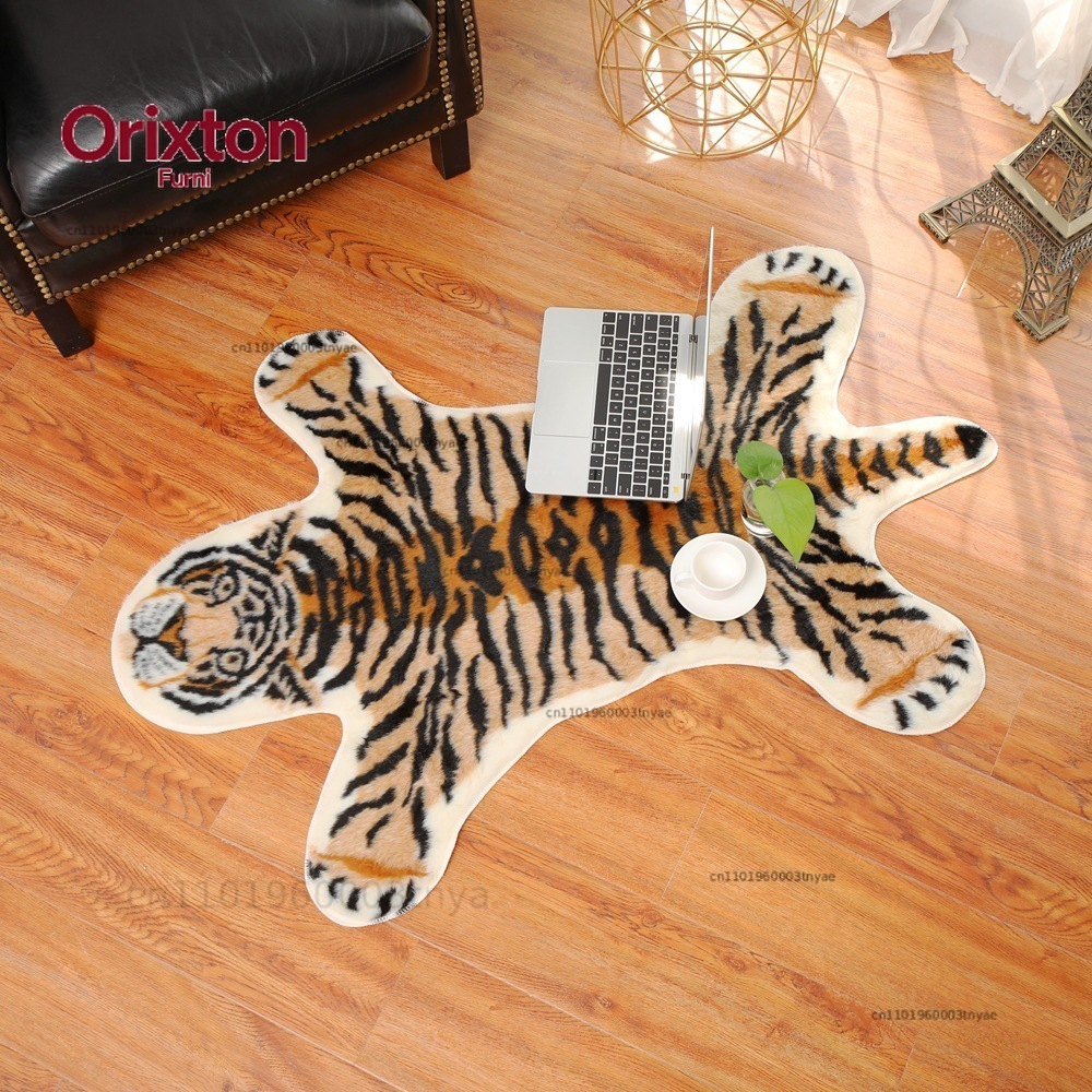 Cowhide Rug Faux - Karpet Motif Harimau Kulit Sapi Motif