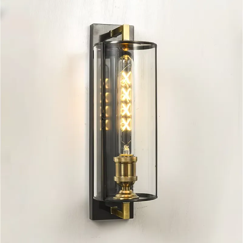 Home Decor Light - Lampu Gantung Led Silinder Emas Modern