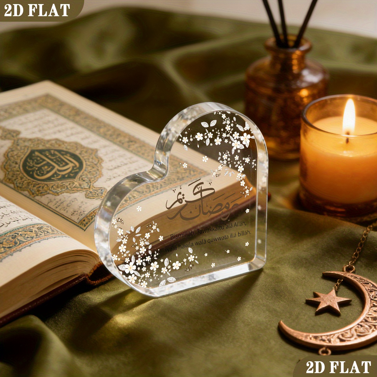 Home Decor You - CIFBUY Plakat Akrilik 2D Bentuk Hati