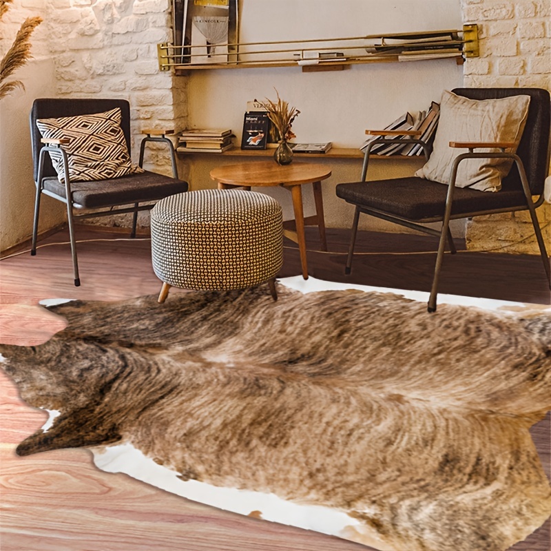 Cowhide Rug Faux - Karpet Kulit Sapi Buatan-Karpet Motif Kulit