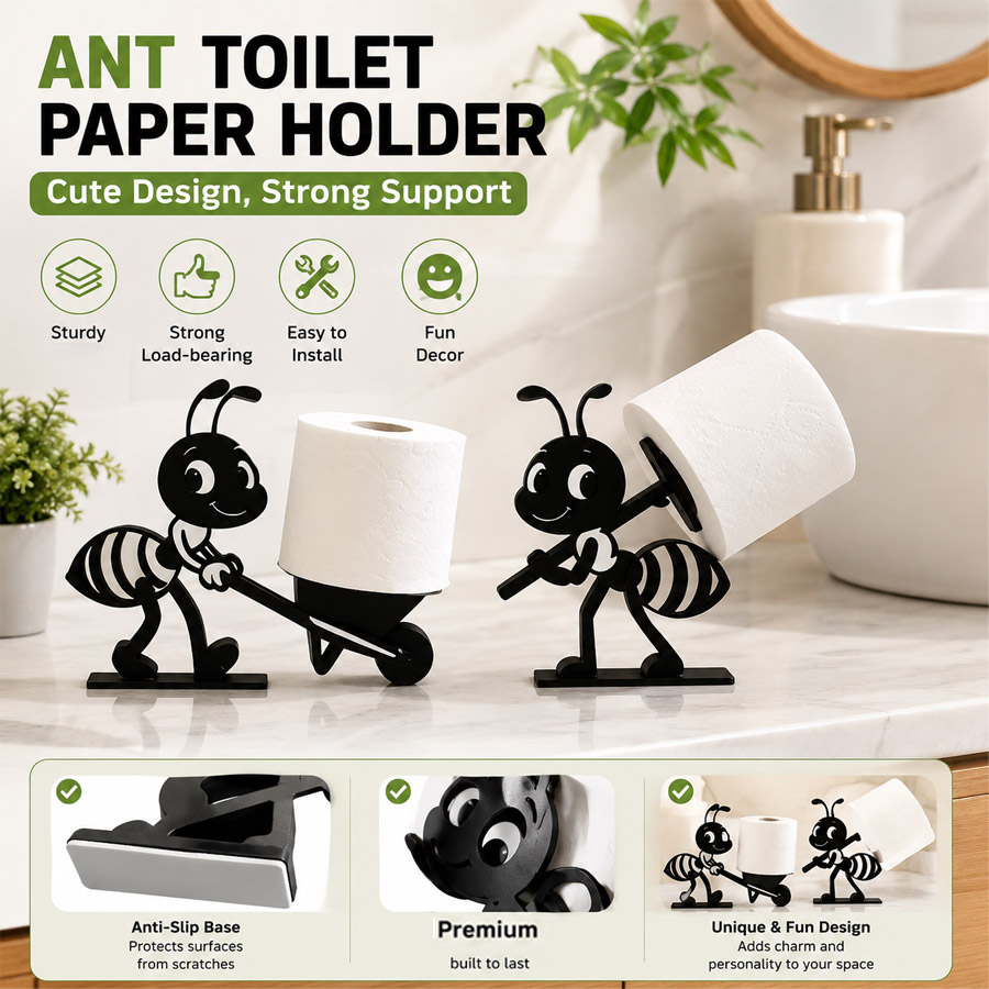Home Decor Humacao - 2/1 Pcs Tempat Tisu Toilet Lucu