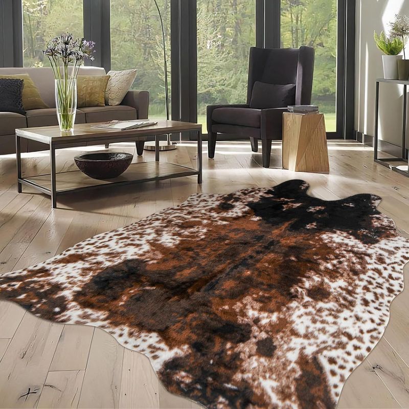 Cowhide Rug Faux - VIKAMA Karpet Kulit Hewan Imitasi Gaya