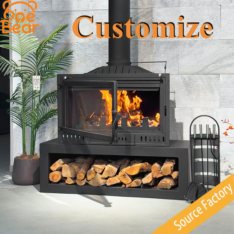 Home Decor Garden - Perapian Kayu Bakar Terintegrasi yang Dapat