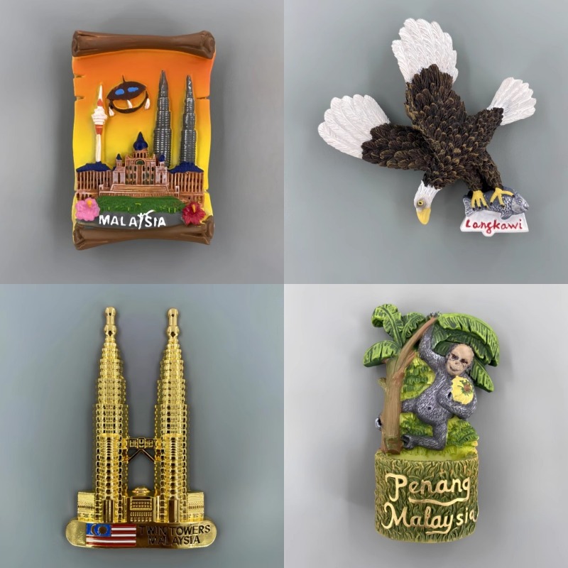 Home Decor Kuala Lumpur - Malaysia Langkawi magnet kulkas suvenir turis