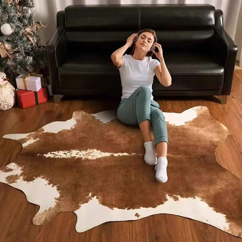 Cowhide Rug Faux - Karpet Kulit Sapi Imitasi Premium, Karpet
