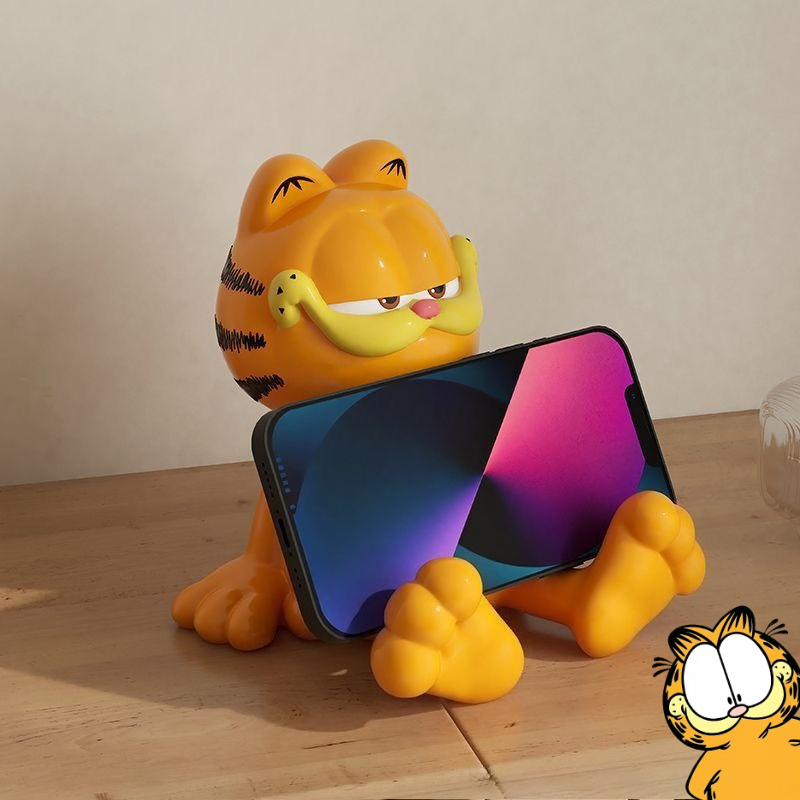 Home Decor Deals - Boneka Garfield anime kartun lucu, figurin