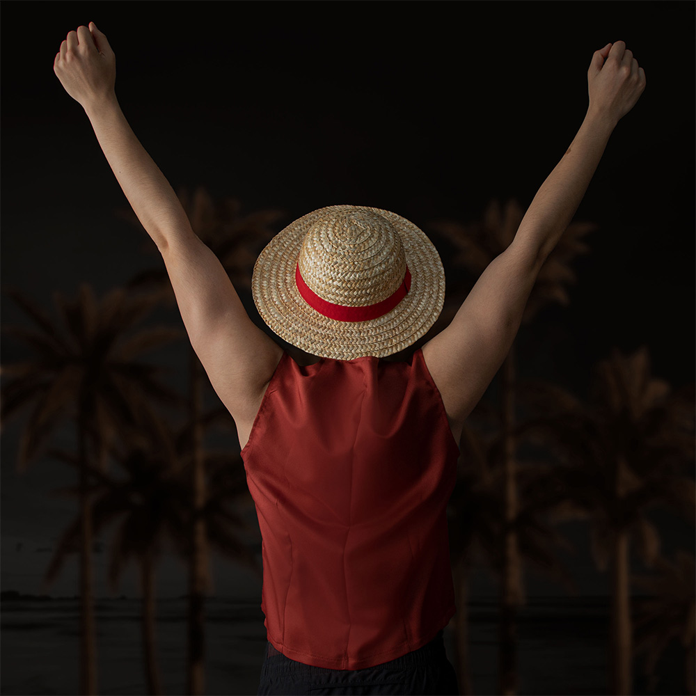 Topi Jerami Luffy Resmi Berlis - Home Decor Netflix ulasan dan harga