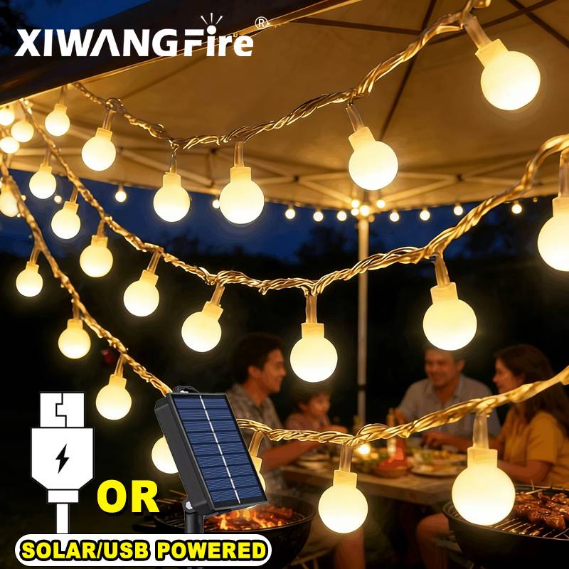 Lampu String Tenaga Surya/USB/ - Home Decor Light ulasan dan harga