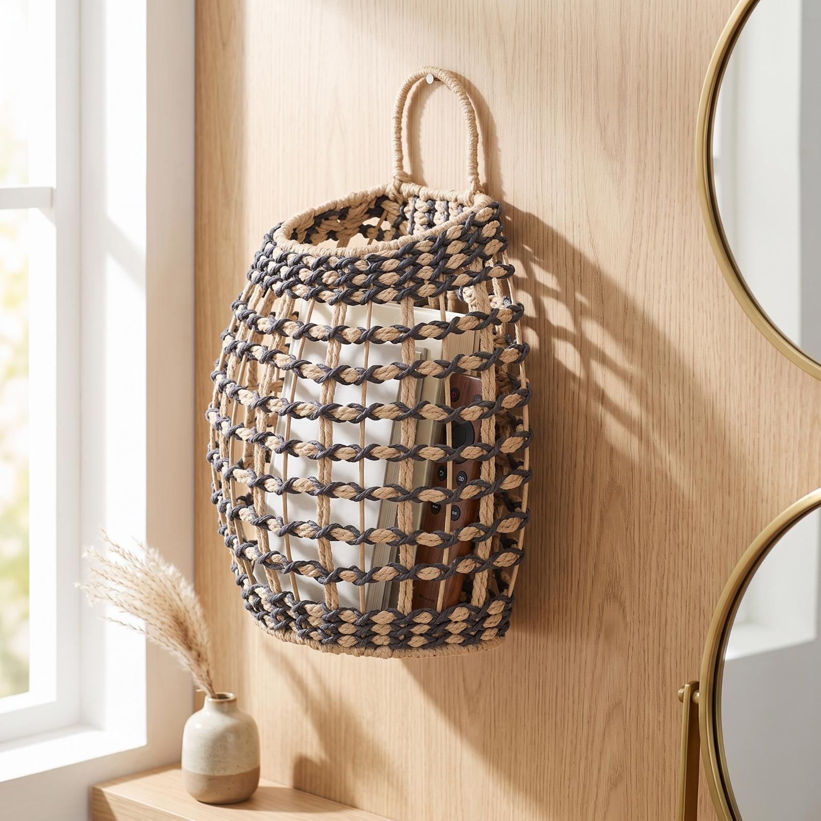 Keranjang Dinding Anyaman Hema - Woven Wall Basket ulasan dan harga