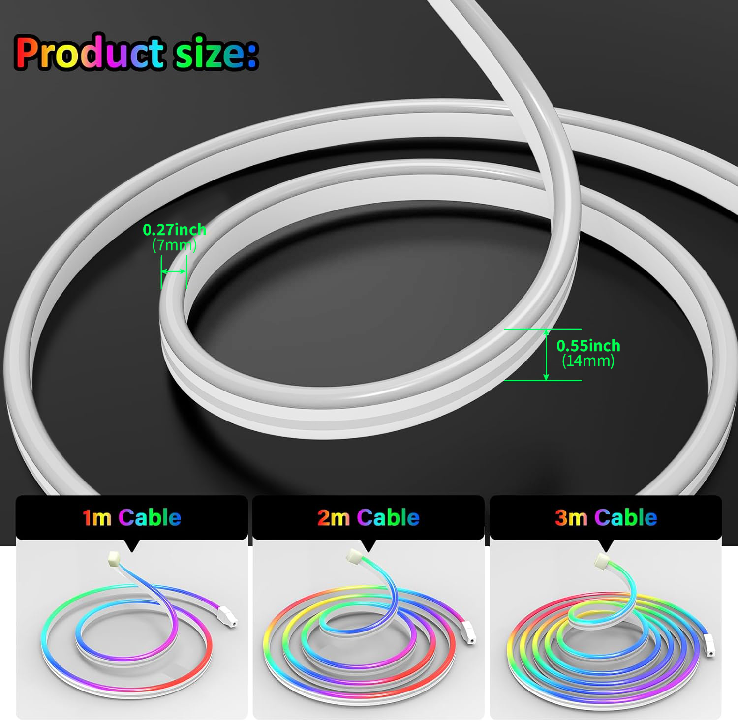 Strip LED Neon RGB Bluetooth 1 - Home Decor App ulasan dan harga