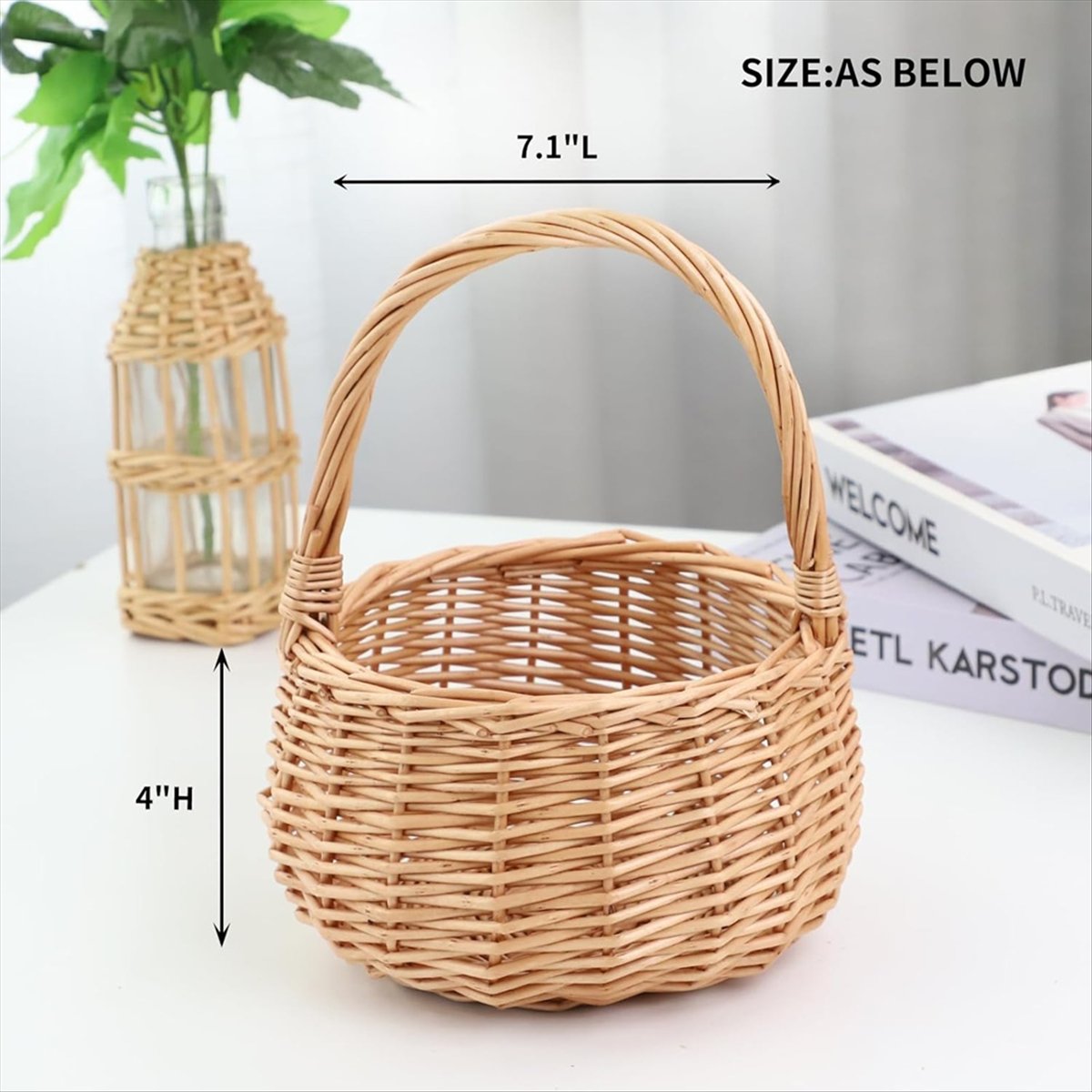 Keranjang Piknik Anyaman denga - Home Decor Garden ulasan dan harga