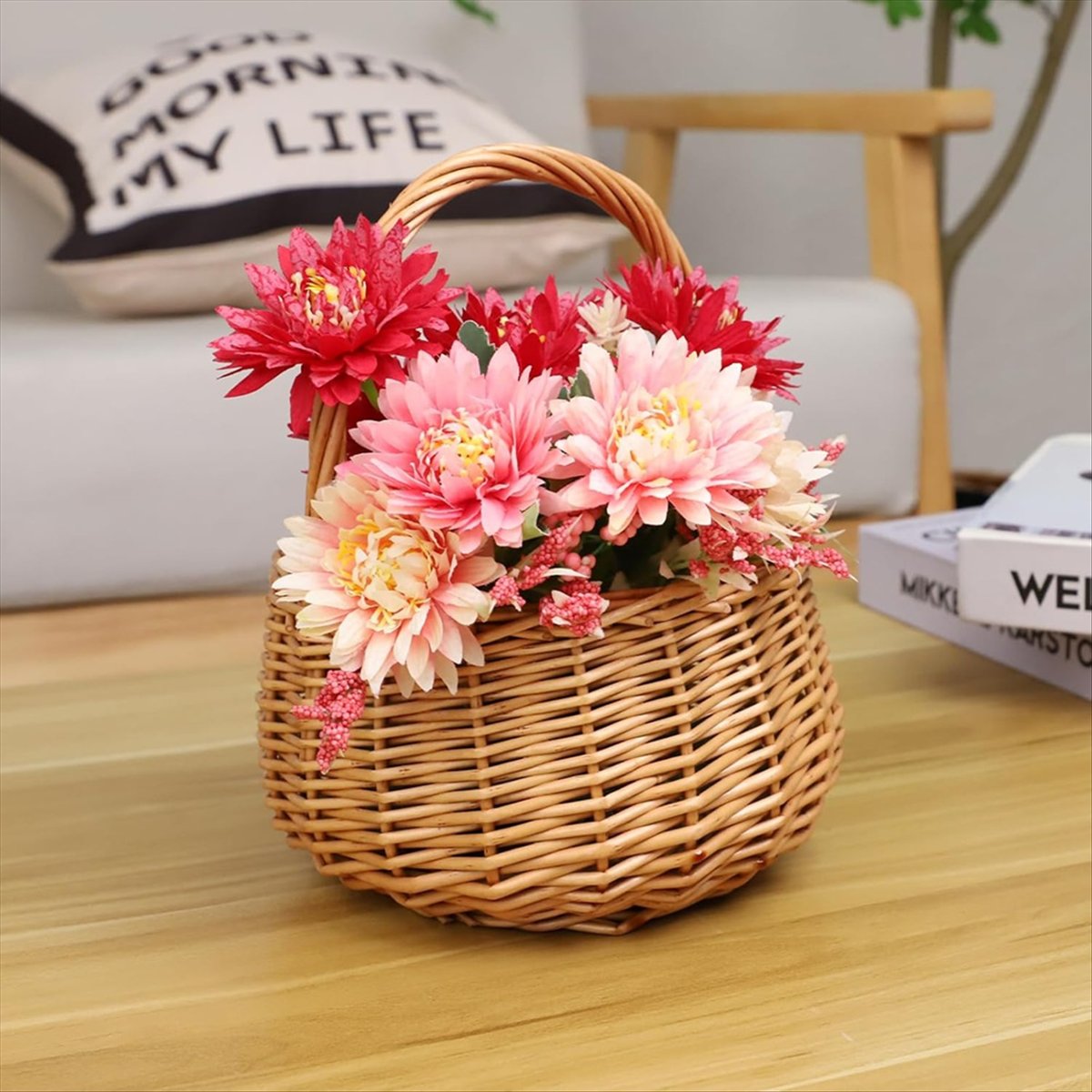 Keranjang Piknik Anyaman denga - Home Decor Garden ulasan dan harga