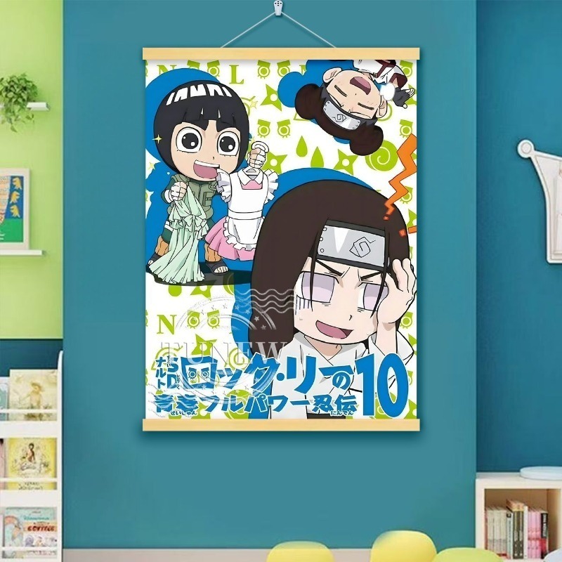 Poster Gulungan Naruto Rock Le - Home Decor Ai ulasan dan harga