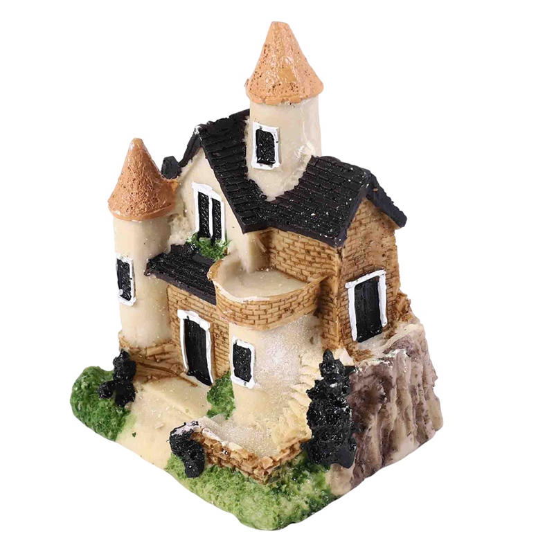 Rumah Miniatur Resin Lucu untu - Home Decor Garden ulasan dan harga