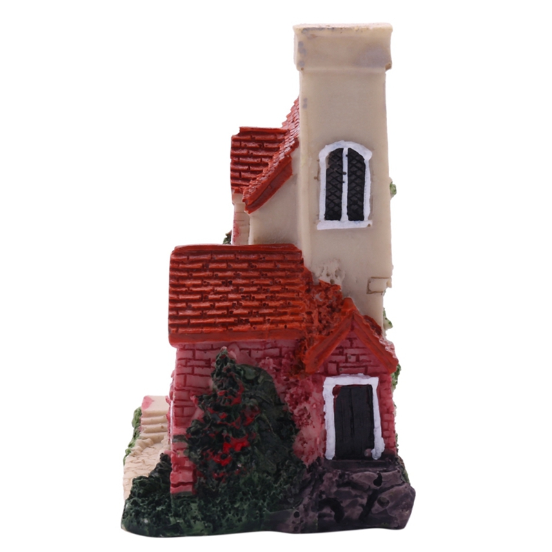 Rumah Miniatur Resin Lucu untu - Home Decor Garden ulasan dan harga