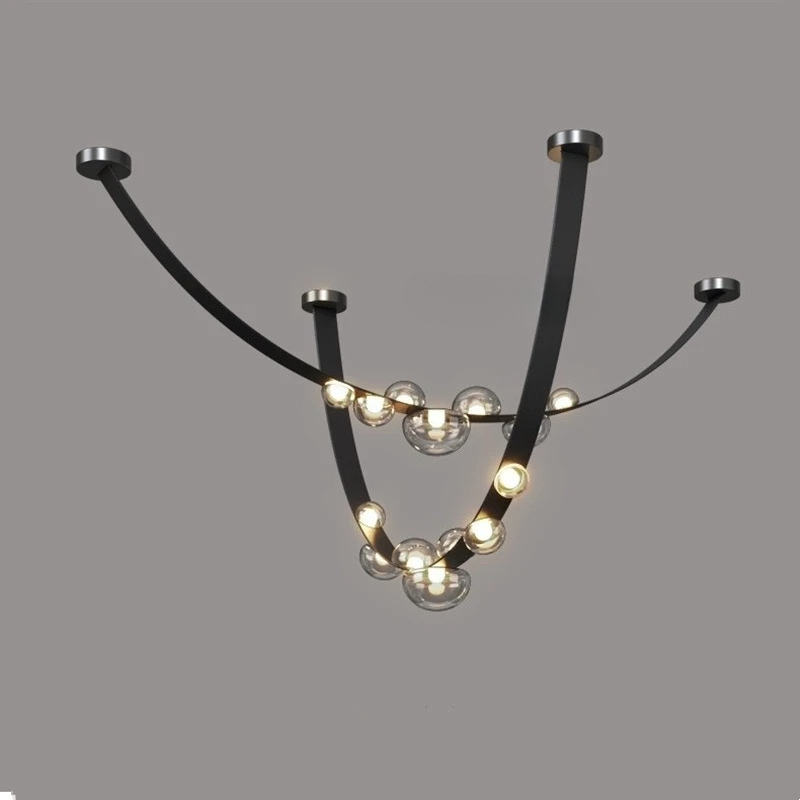 Lampu Chandelier LED Desainer  - Home Decor Exhibition ulasan dan harga