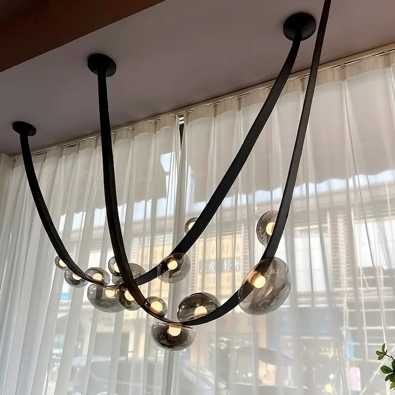Lampu Chandelier LED Desainer  - Home Decor Exhibition ulasan dan harga