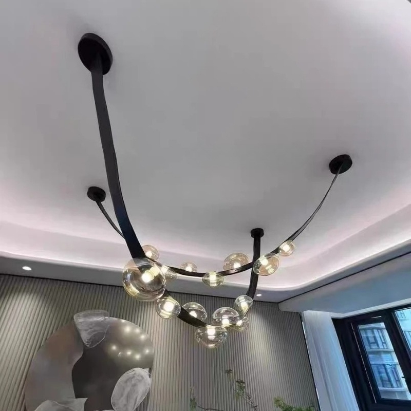Lampu Chandelier LED Desainer  - Home Decor Exhibition ulasan dan harga