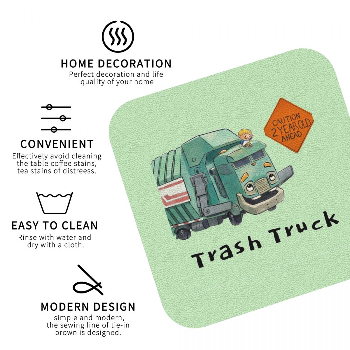 Alas Cangkir Kartun Truk Sampa - Home Decor Netflix ulasan dan harga