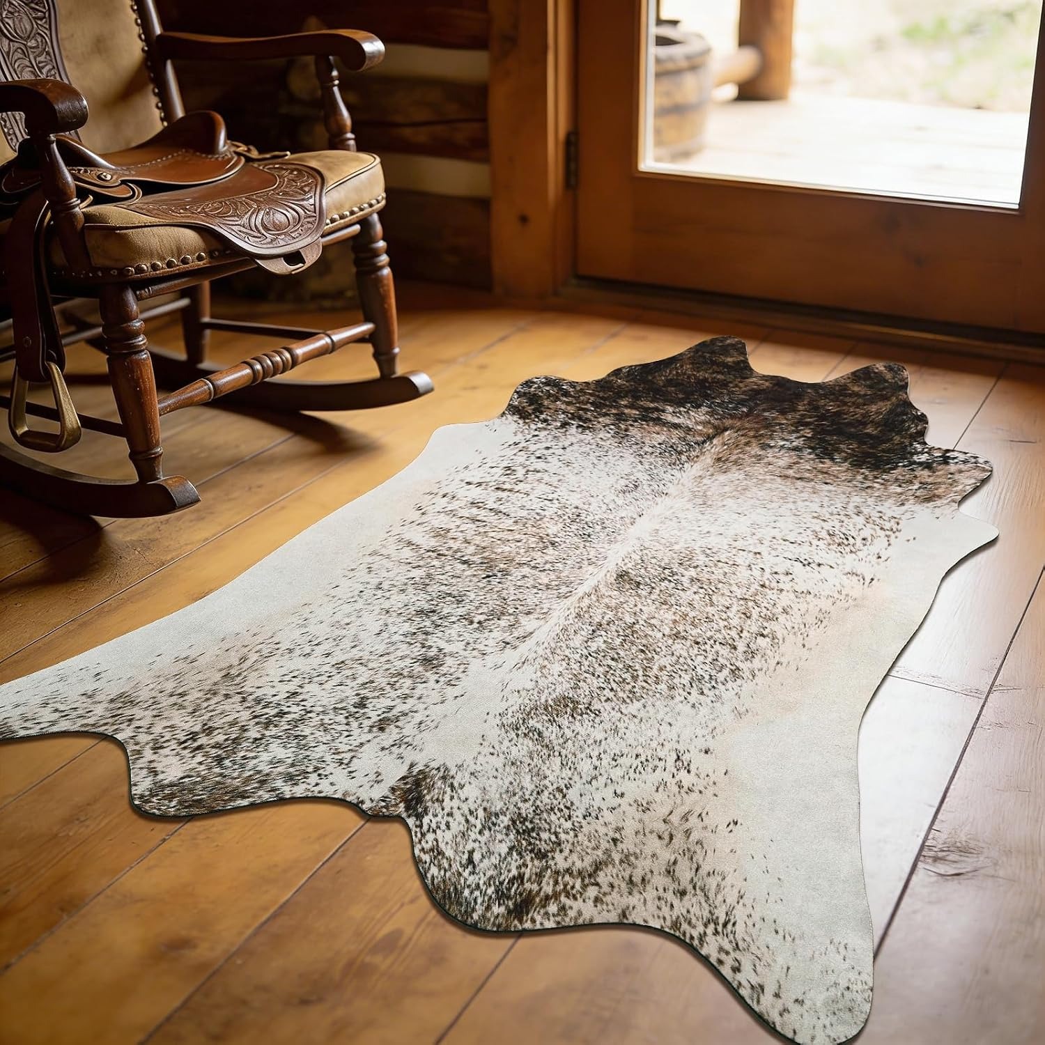 Karpet Ruang Tamu Lembut dan N - Cowhide Rug Faux ulasan dan harga