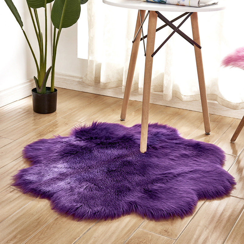 Plum Blossom Bentuk Lembut Bul - Cowhide Rug Faux ulasan dan harga