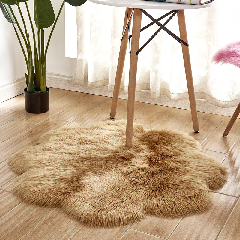 Plum Blossom Bentuk Lembut Bul - Cowhide Rug Faux ulasan dan harga