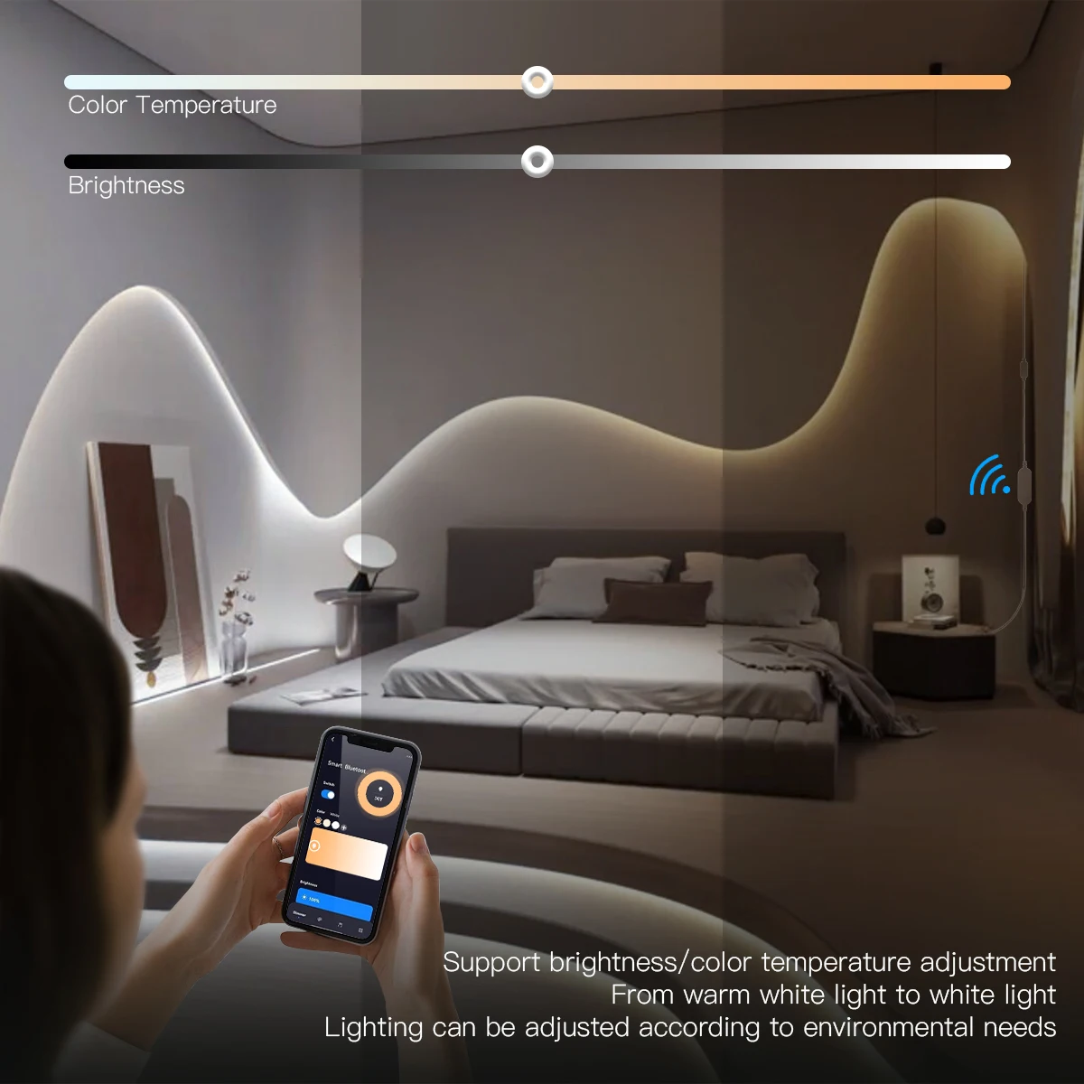 Lampu LED Kontrol Suara Zigbee - Home Decor App ulasan dan harga