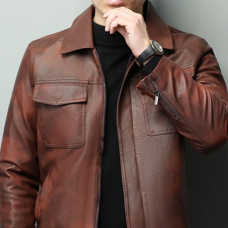 Jaket Kulit Sapi Vintage Cokel - Cowhide Rug Faux ulasan dan harga