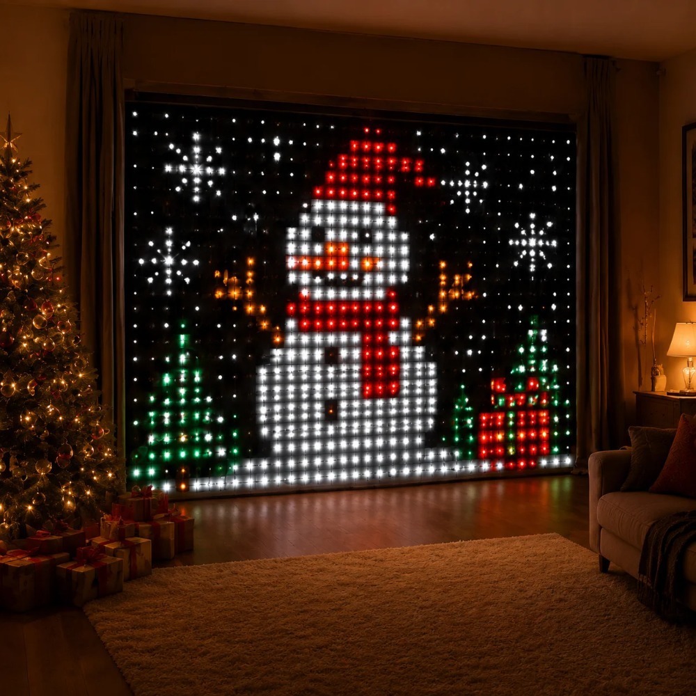 Lampu Tirai LED Pixel dengan K - Home Decor App ulasan dan harga