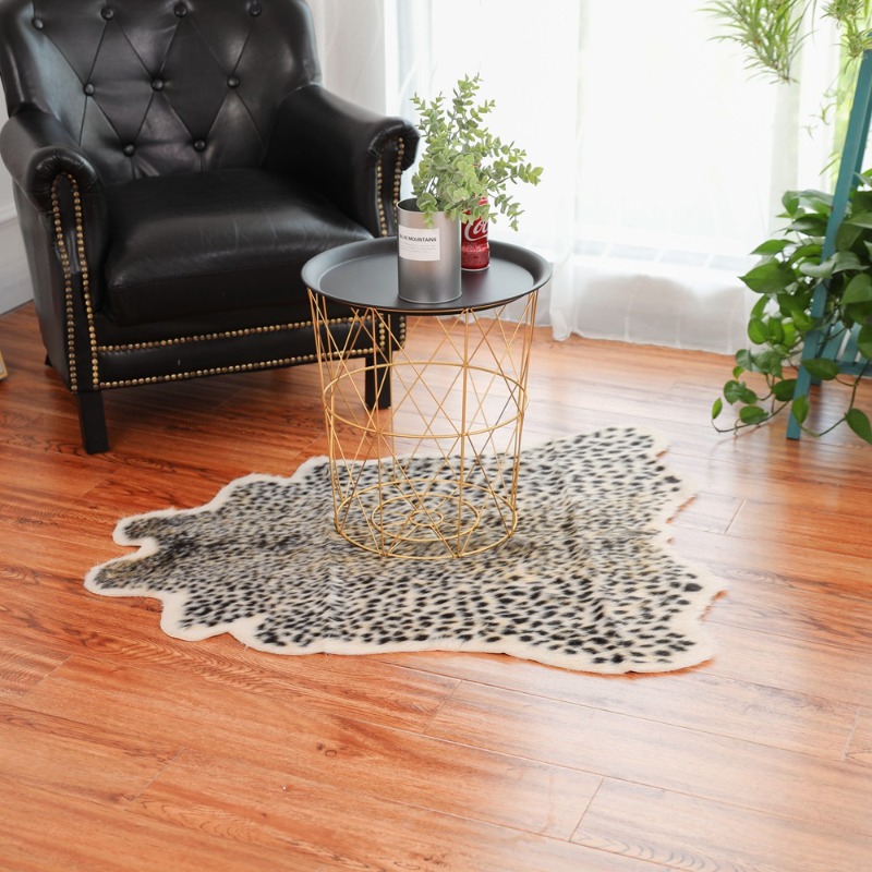 Karpet Motif Kulit Sapi Leopar - Cowhide Rug Faux ulasan dan harga