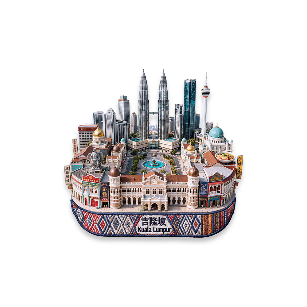 Magnet Kulkas Logam Kuala Lump - Home Decor Kuala Lumpur ulasan dan harga