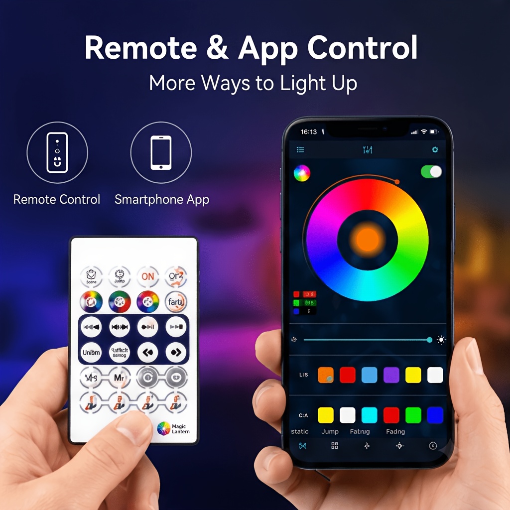Lampu Neon LED RGBIC Fleksibel - Home Decor App ulasan dan harga