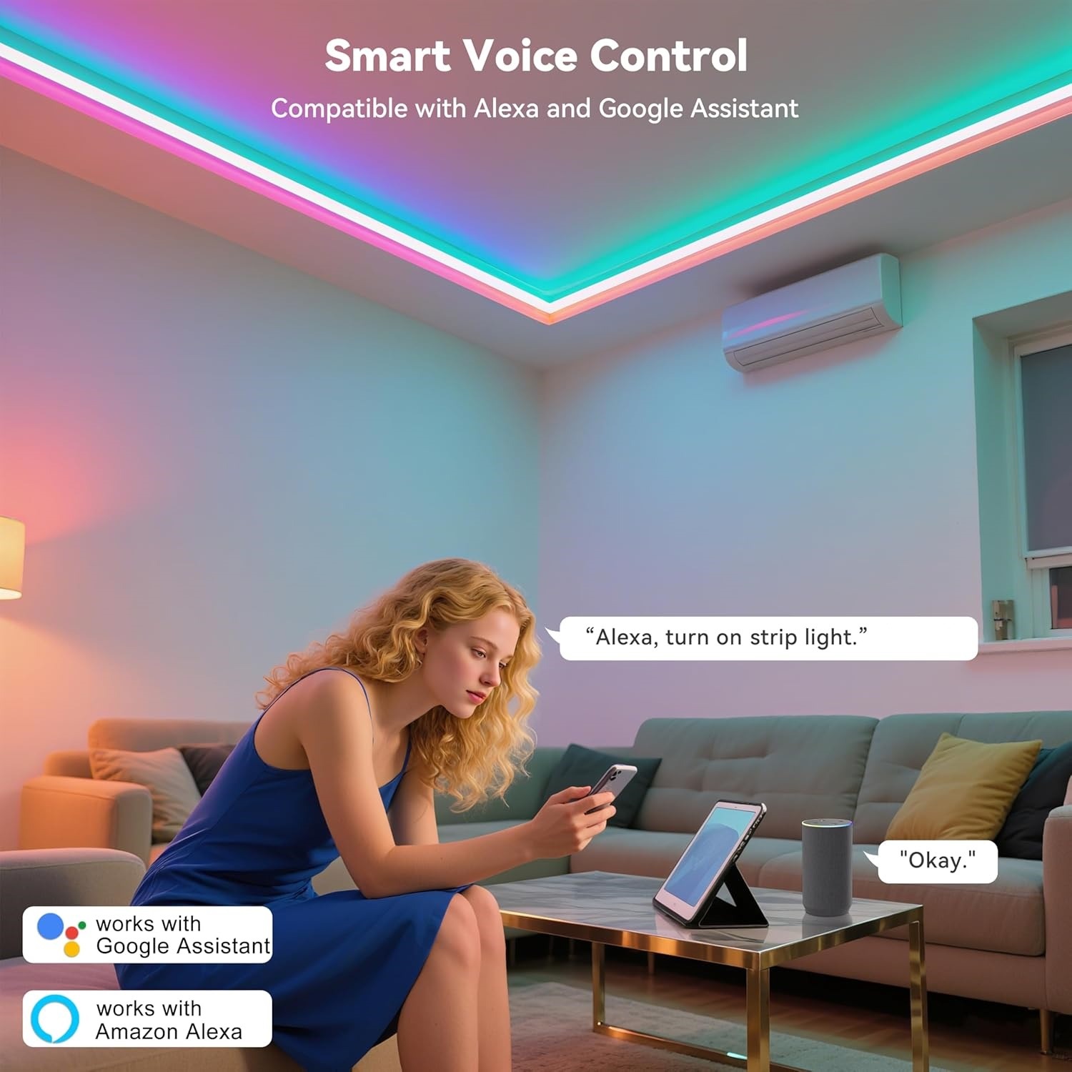 10M 20M 30M Lampu LED RGB Stri - Home Decor App ulasan dan harga