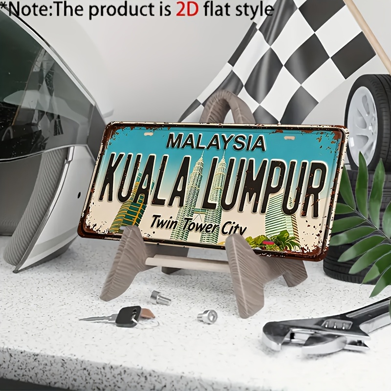 Plat Nomor Logam Vintage Kuala - Home Decor Kuala Lumpur ulasan dan harga