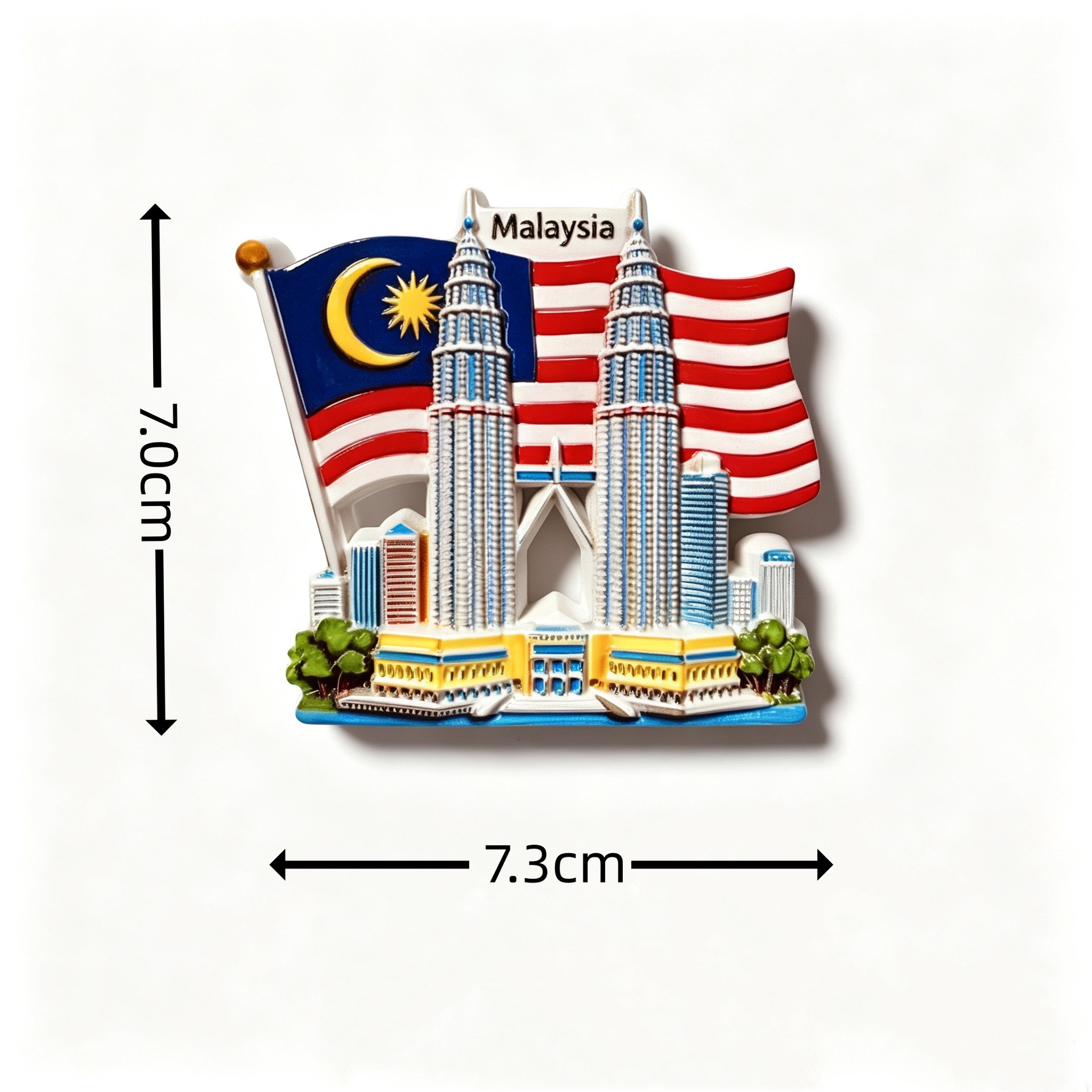 Suvenir Turis Malaysia Magnet  - Home Decor Kuala Lumpur ulasan dan harga