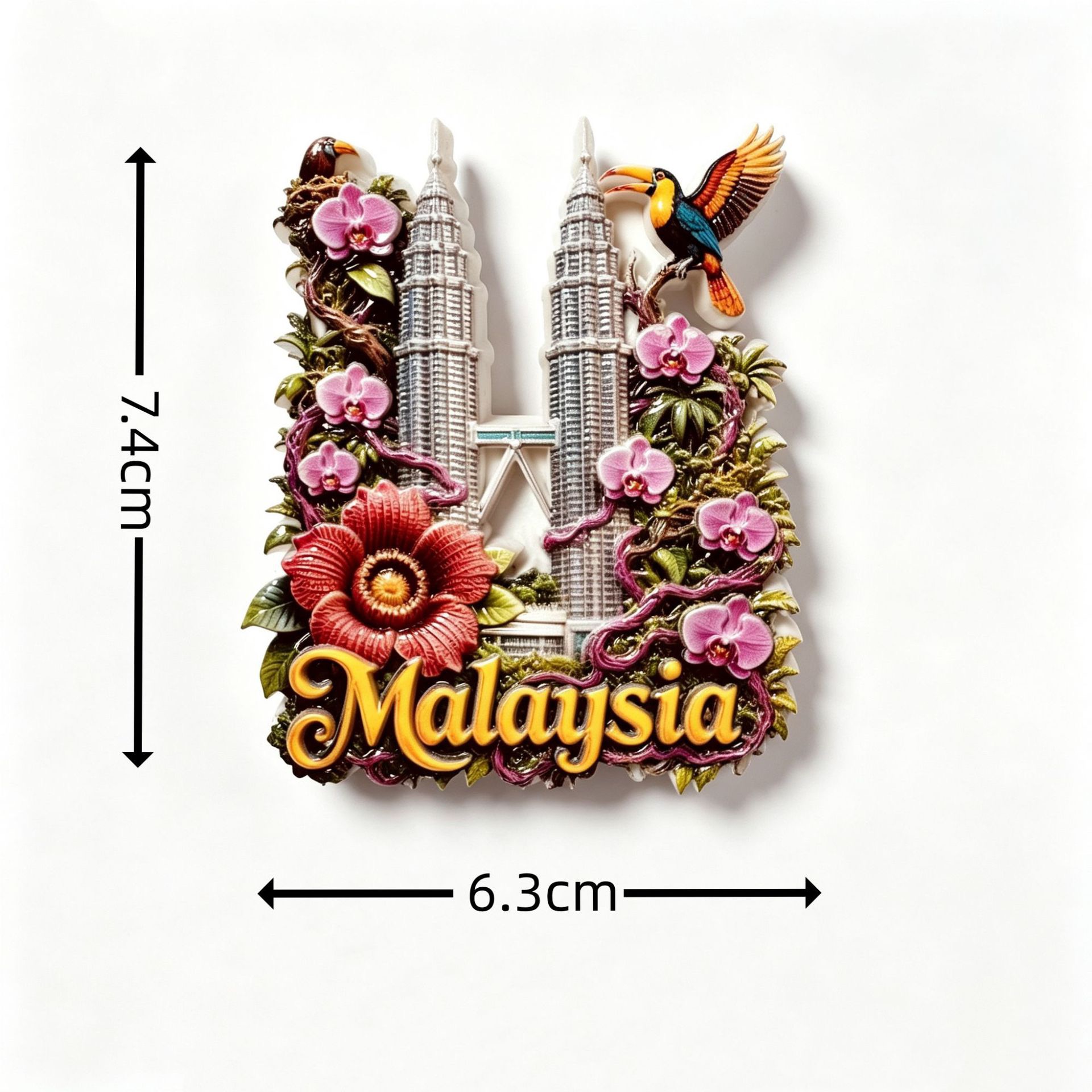 Suvenir Turis Malaysia Magnet  - Home Decor Kuala Lumpur ulasan dan harga