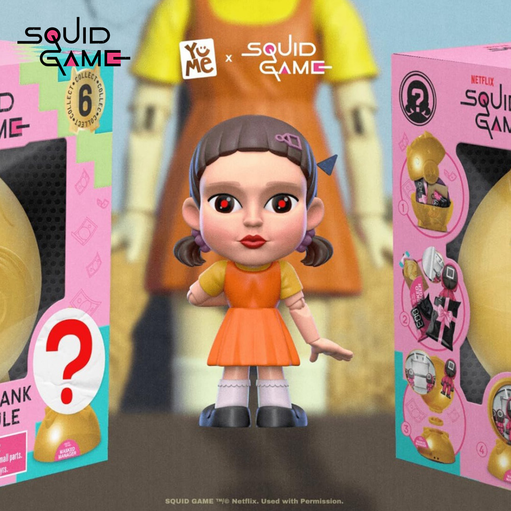 1 Buah Figur 3D Squid Game Res - Home Decor Netflix ulasan dan harga
