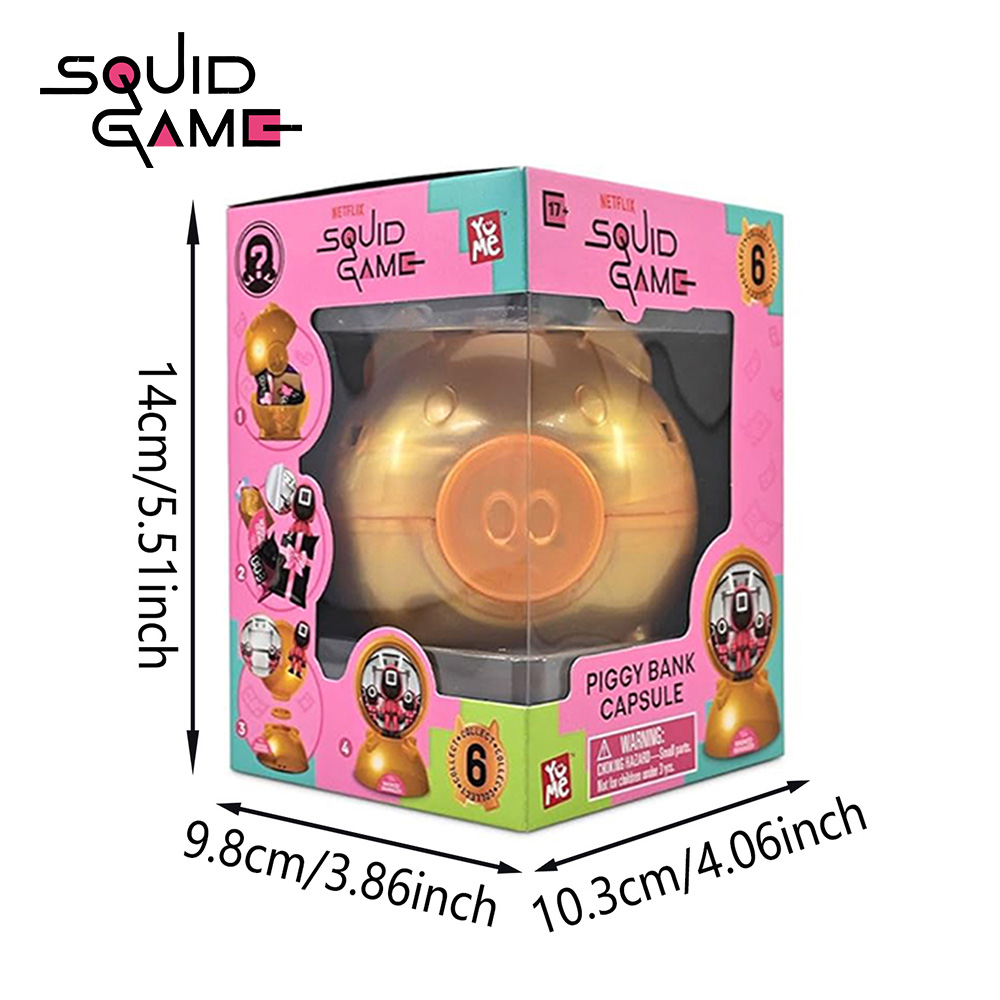 1 Buah Figur 3D Squid Game Res - Home Decor Netflix ulasan dan harga