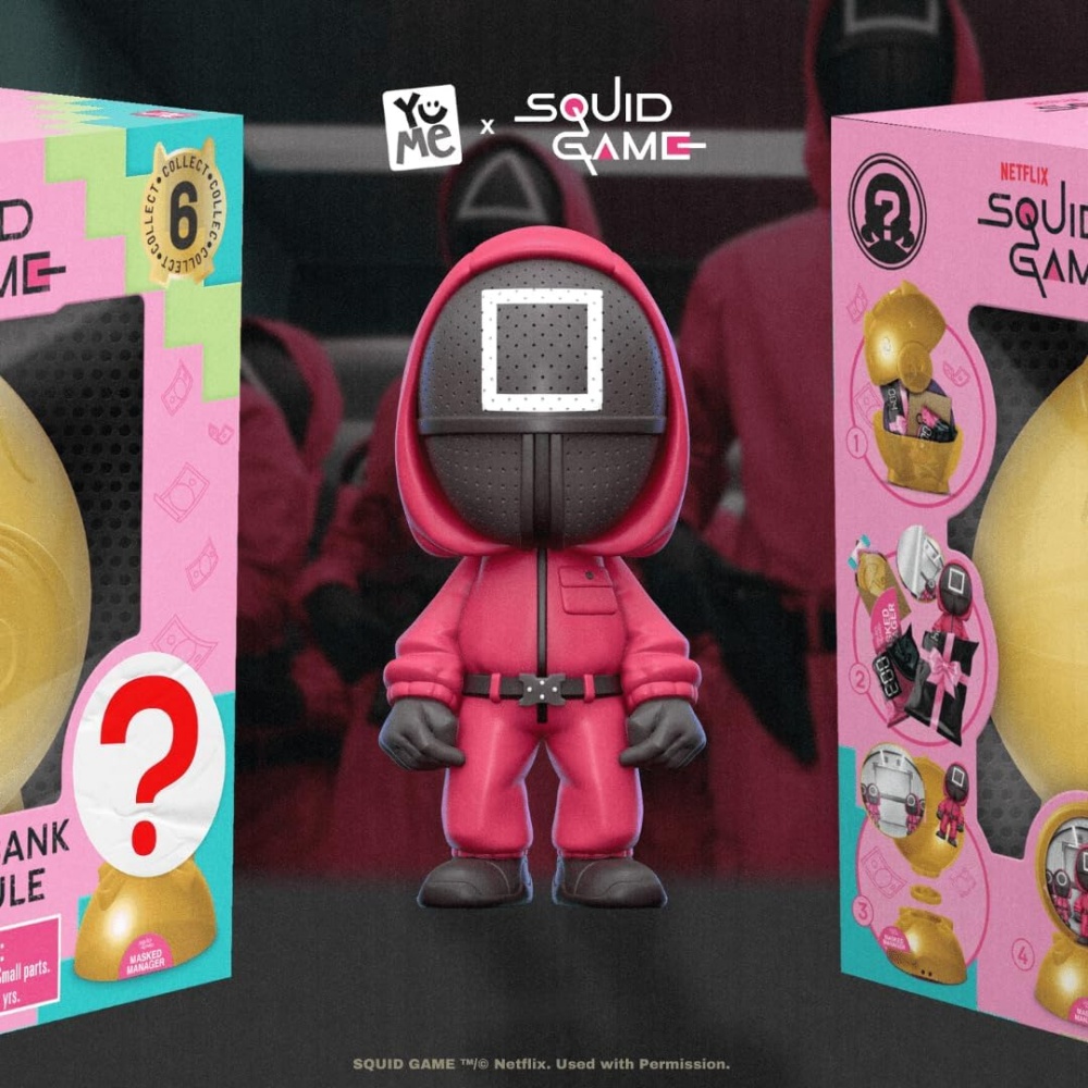 1 Buah Figur 3D Squid Game Res - Home Decor Netflix ulasan dan harga