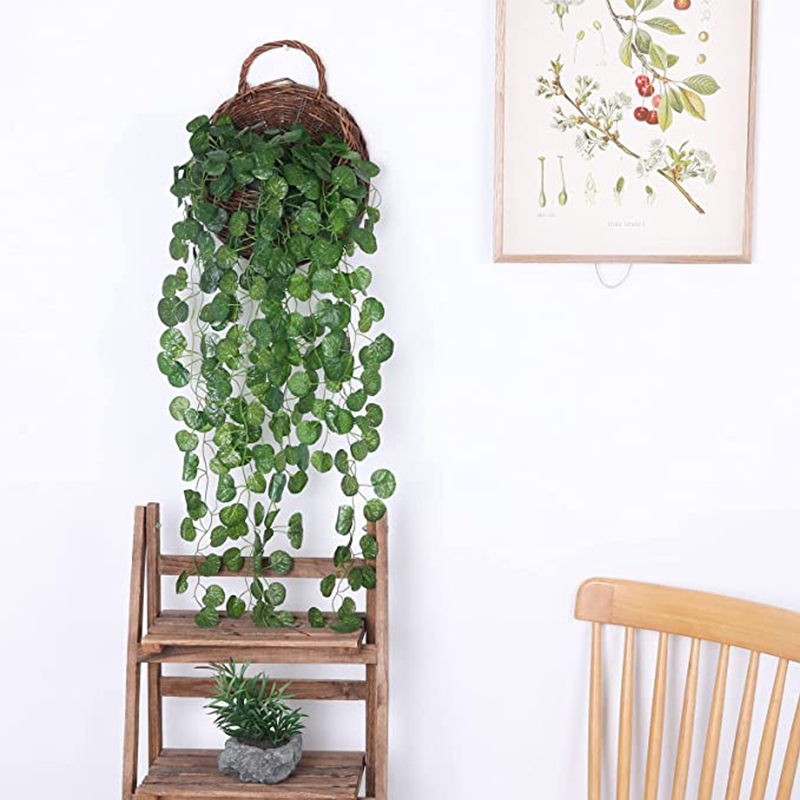 Tanaman Gantung Rotan Buatan D - Woven Wall Basket ulasan dan harga