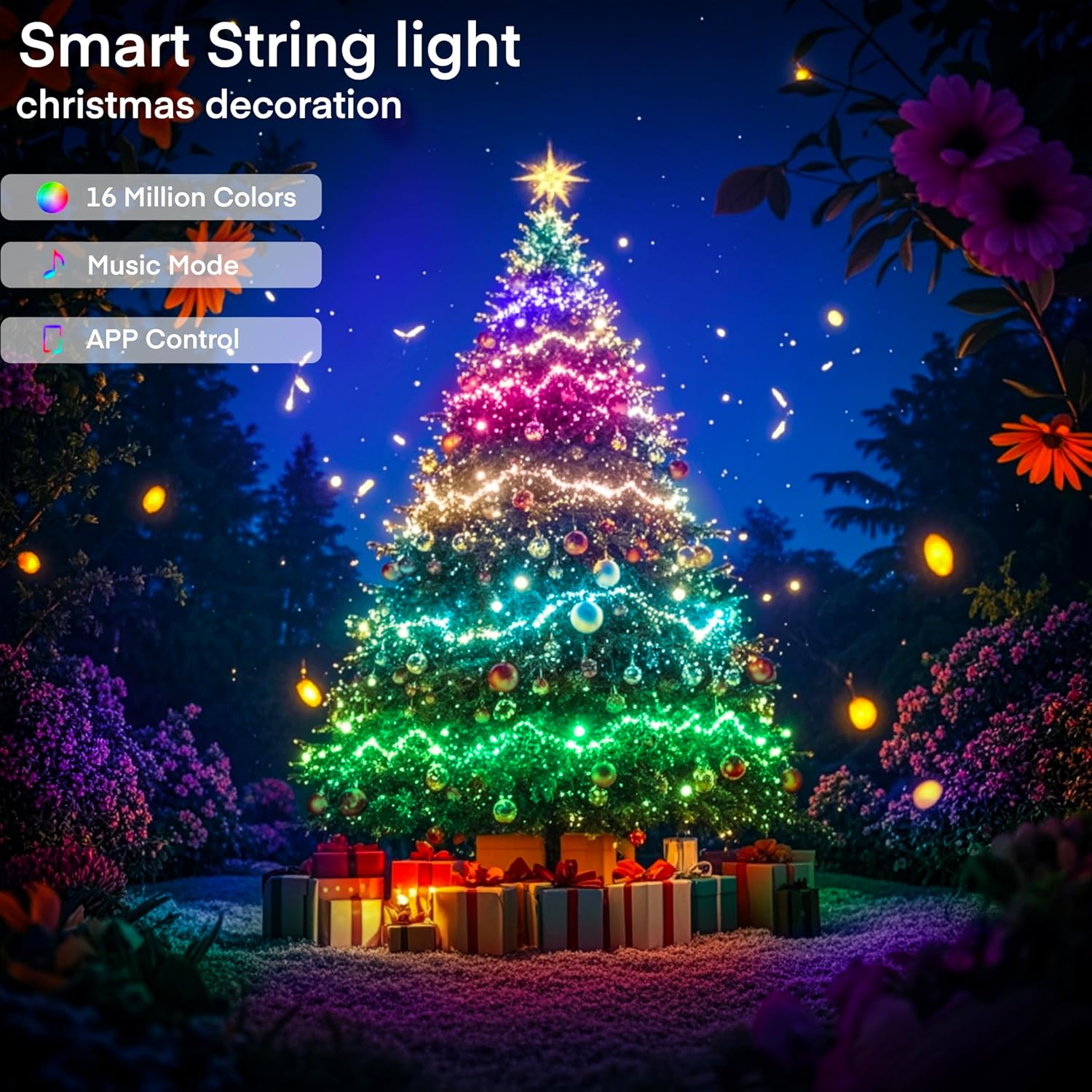 Lampu LED String WS2812B RGBIC - Home Decor App ulasan dan harga