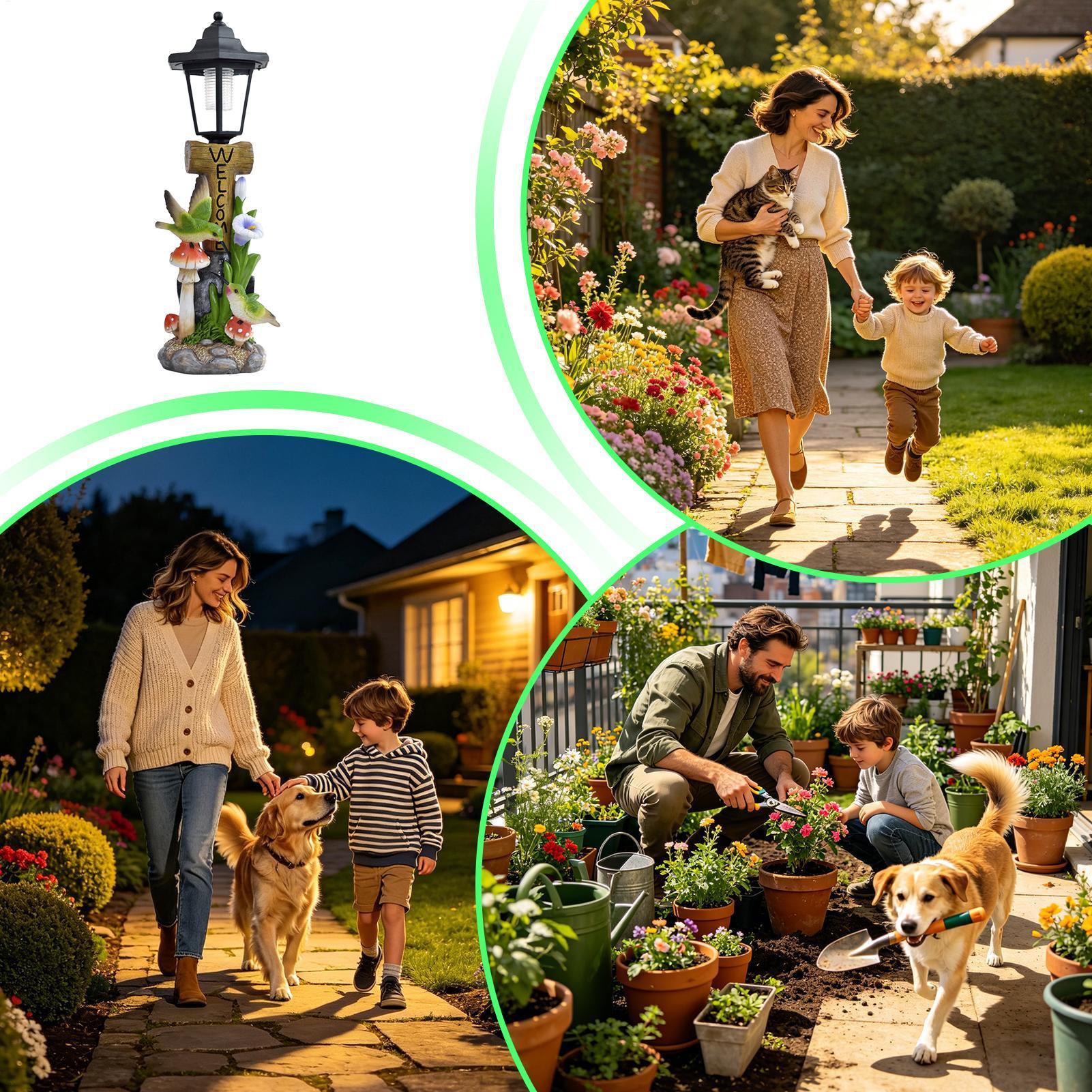 Lampu Taman Tenaga Surya Patun - Home Decor Garden ulasan dan harga