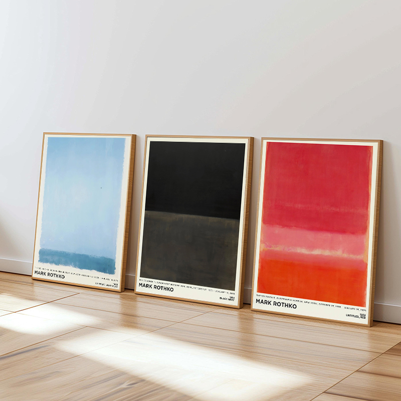 Lukisan Kanvas Mark Rothko Min - Home Decor Exhibition ulasan dan harga