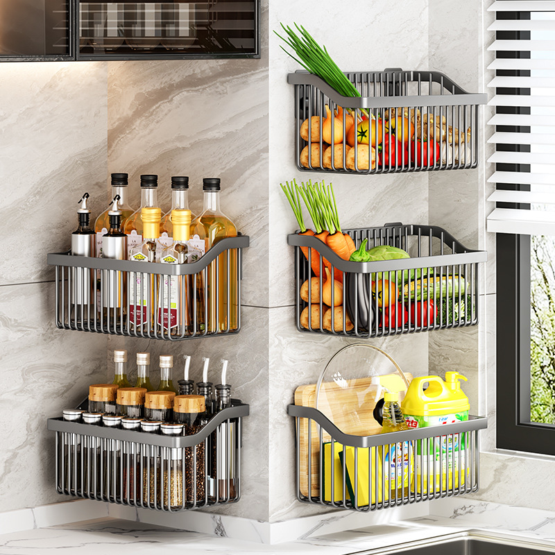 Rak Bumbu Dinding Multifungsi  - Woven Wall Basket ulasan dan harga